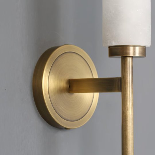 Antique Brass finish sconce lighting | Les Trois Pyramides