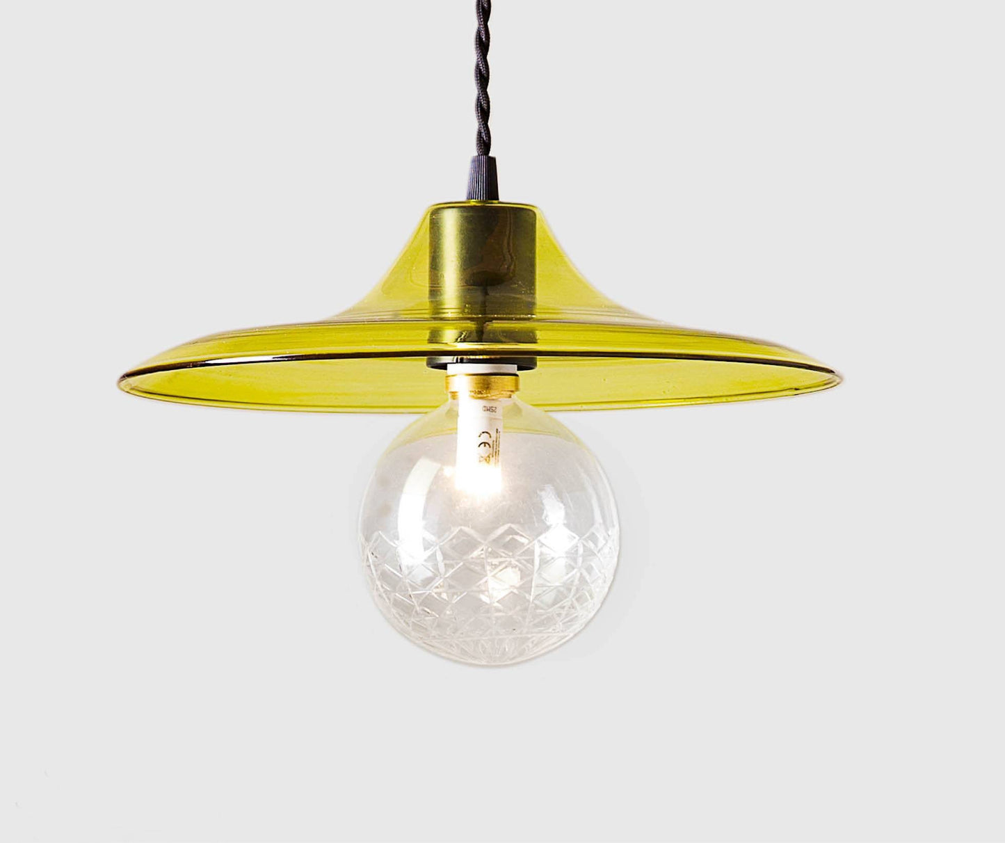 Rounded Handmade Deco Light Fixture , Hanging Lamp for Dining Room Lights , Hand Blown Glass Pendant,modern Ceiling Lights - Les Trois Pyramides