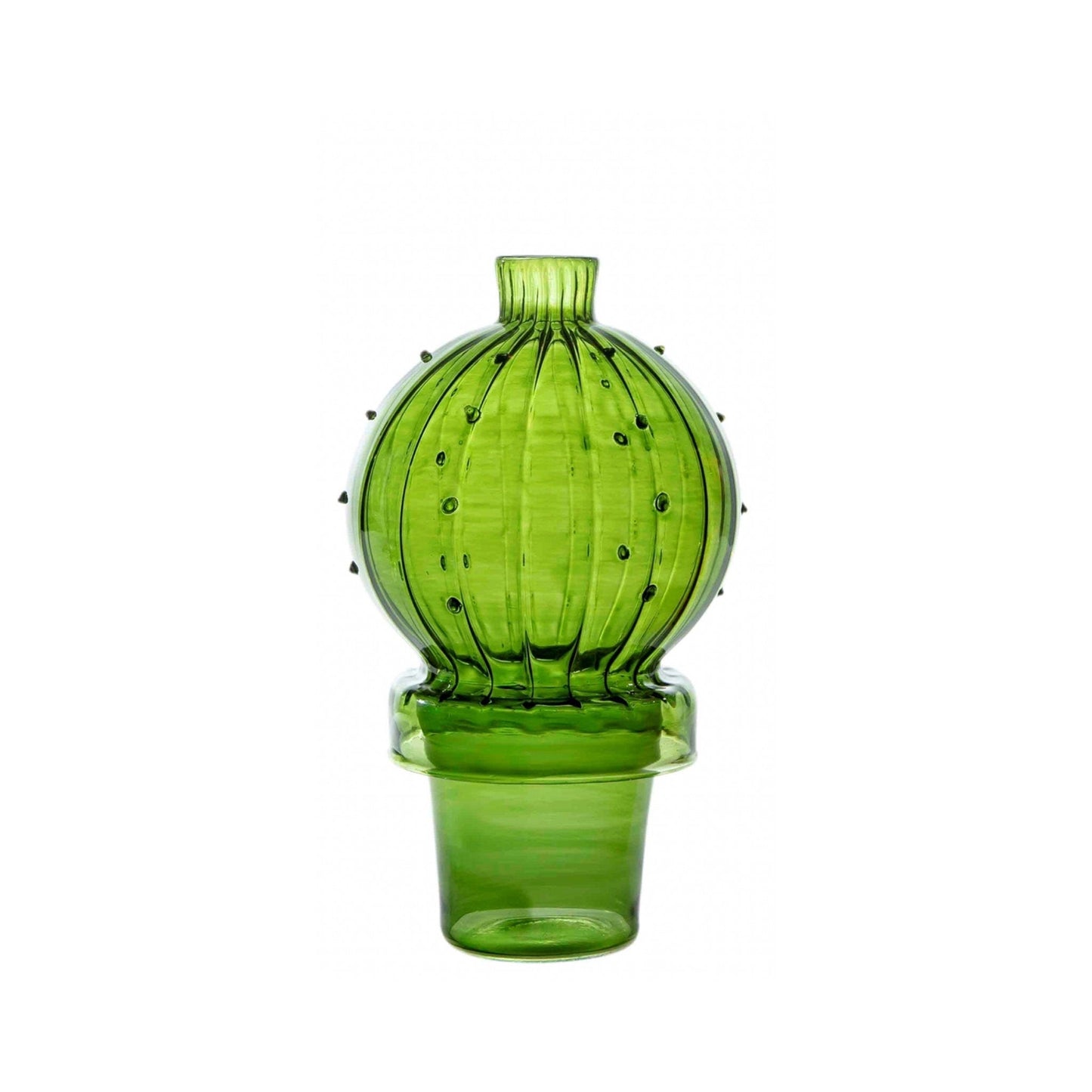Cactus Circular Shaped Art Deco Vase - Les Trois Pyramides