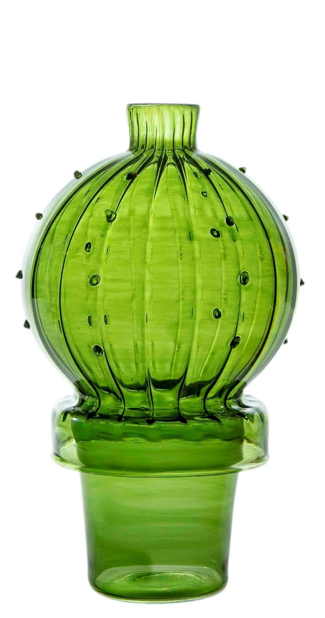 Cactus Circular Shaped Art Deco Vase - Les Trois Pyramides