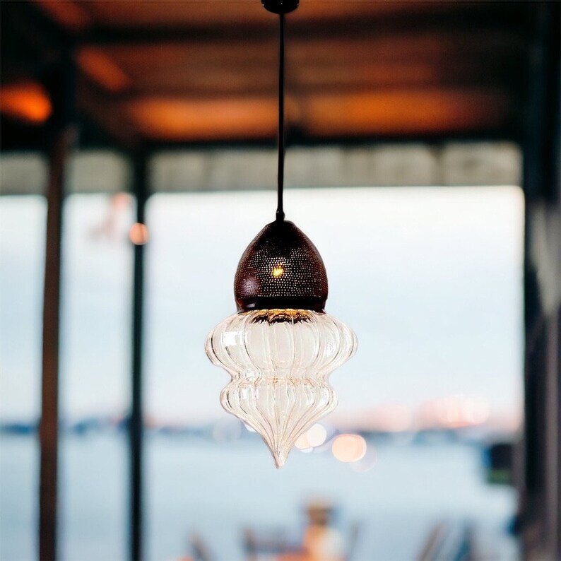 Ceiling Light Fixture - Les Trois Pyramide