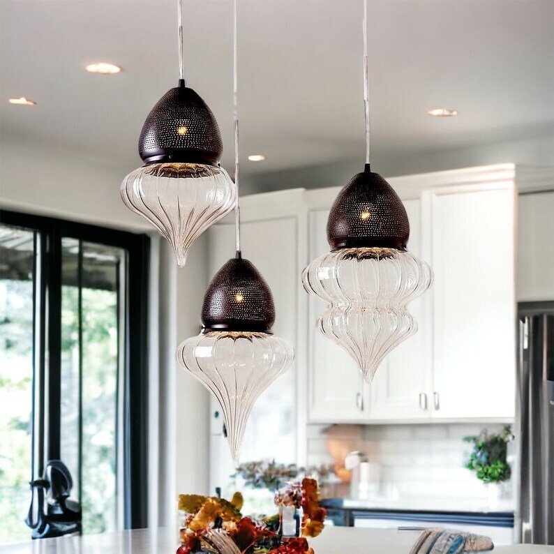 Ceiling Light Fixture - Les Trois Pyramide