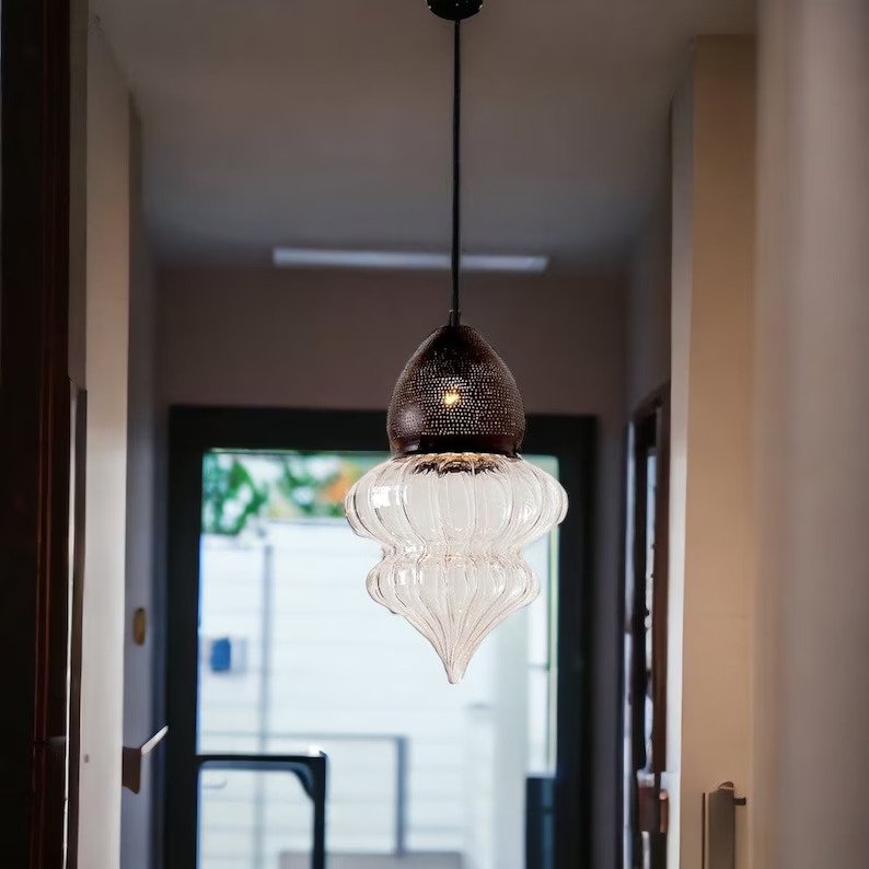 Ceiling Light Fixture - Les Trois Pyramide