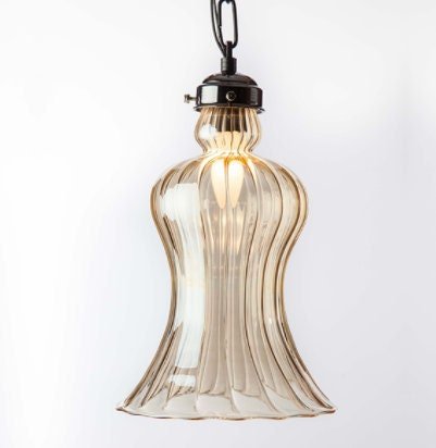 Dancer Blown Glass Light Pendant - Les Trois Pyramide