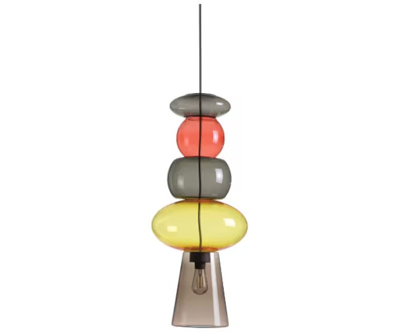 Modern pendant lights - kitchen island lighting - ceiling decor - ceiling light - blown glass pendant light - large pendant light - light fixture