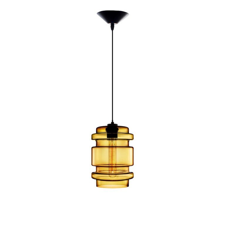 blown glass pendant light