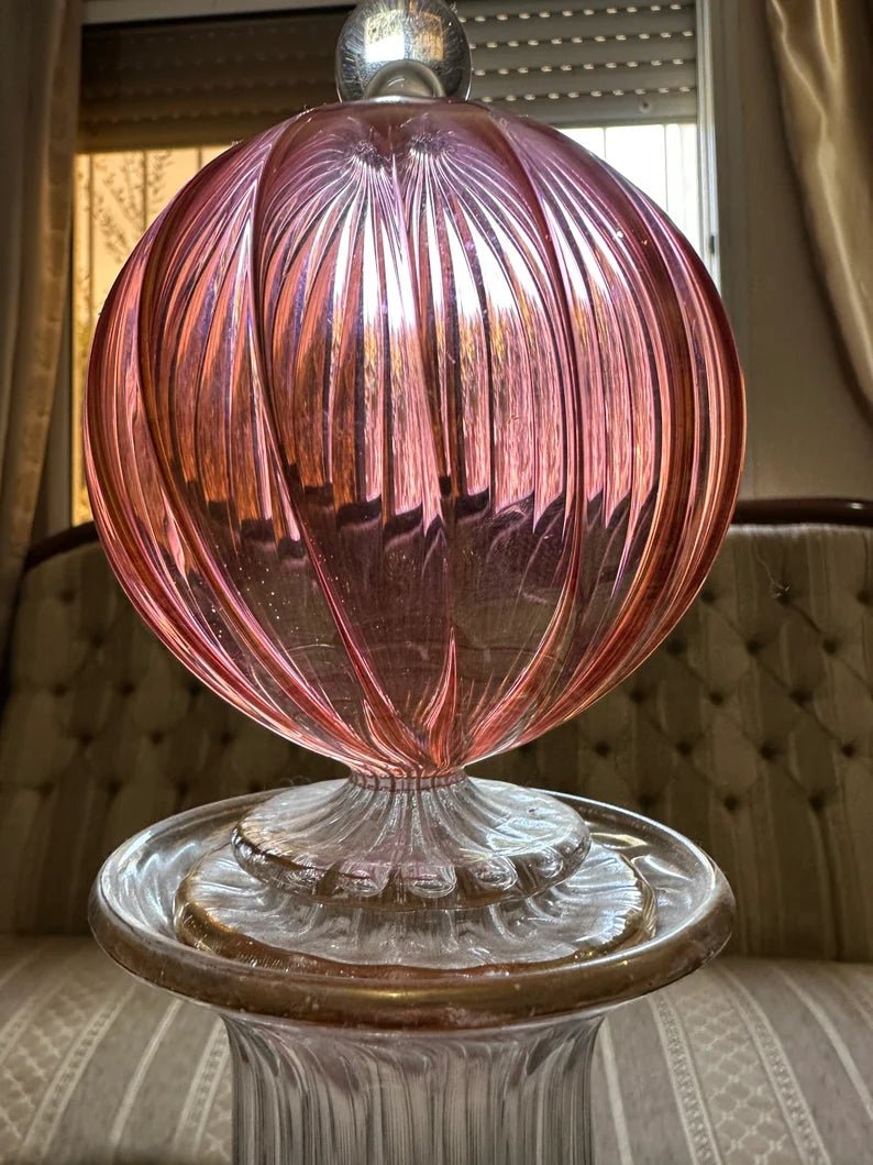 Hand-Blown Giant Glass Decanter