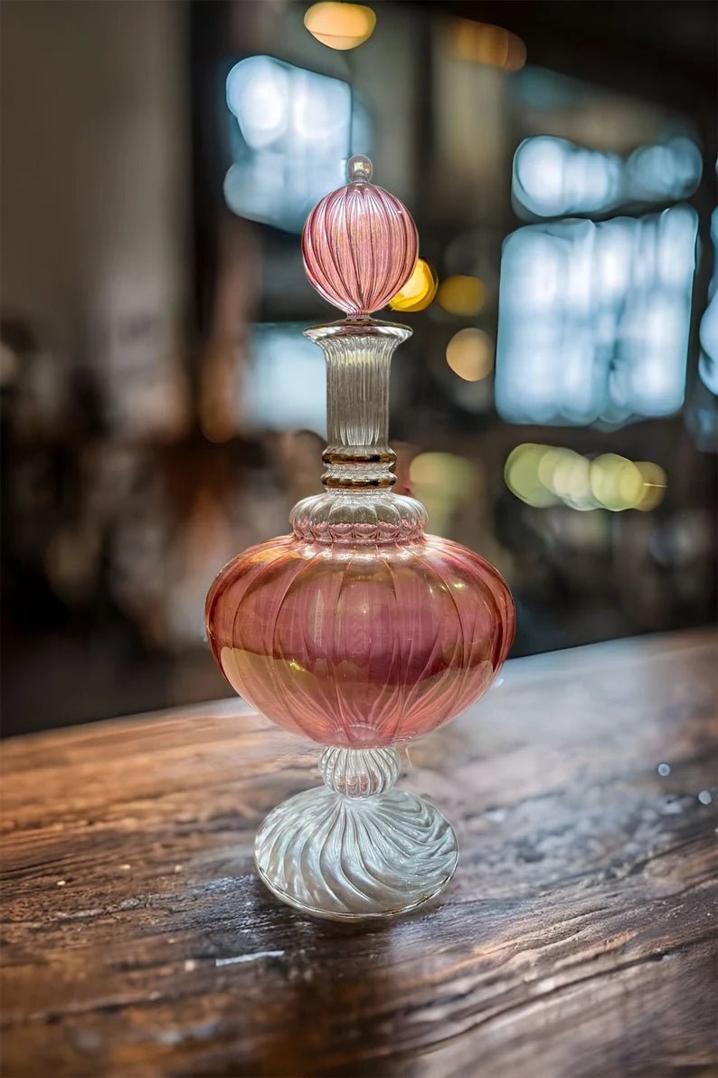 Hand-Blown Giant Glass Decanter