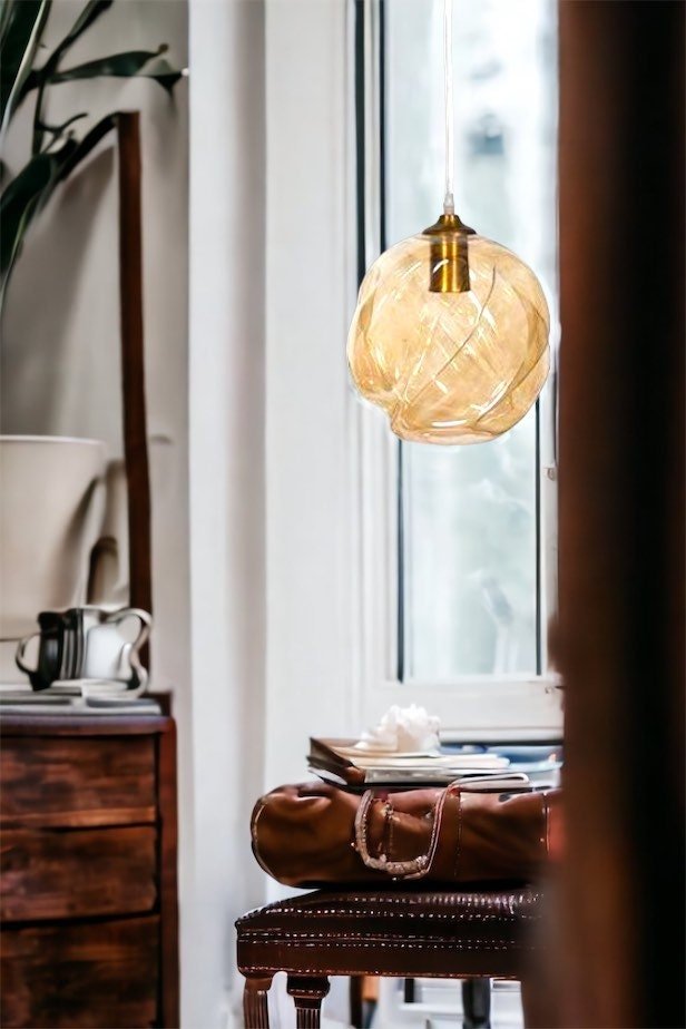 Ceiling Light Fixture - Les Trois Pyramide