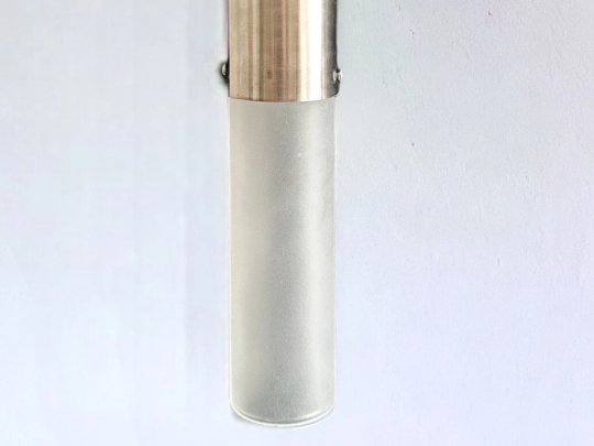 Les Trois Pyramides Frosted Glass + Marble Gemstones handmade wall sconce | Les Trois Pyramides