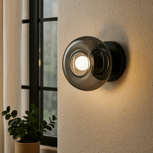 Modern Black Handmade Applique light | Les Trois Pyramides