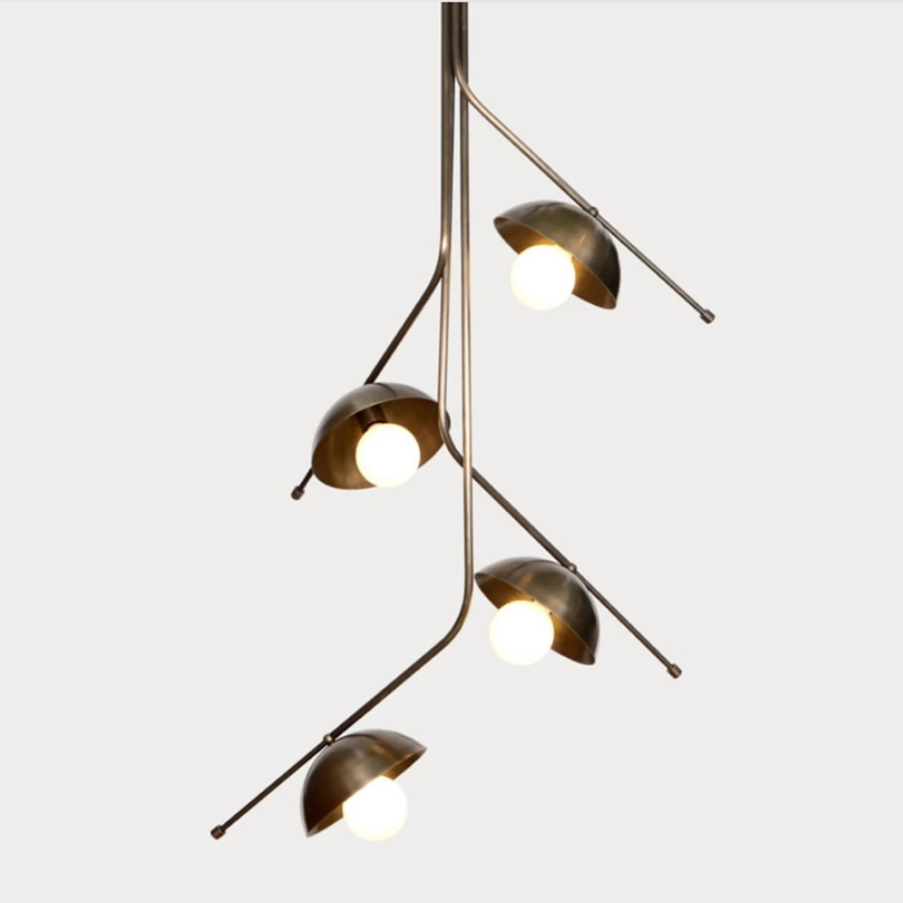Modern Geometric Pendant Light with Rotating Arms β Playful and Elegant Statement Fixture