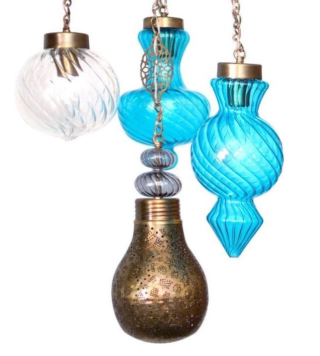 Moroccan Pendant, Moroccan Lamp, Moroccan Chandelier, Moroccan Pendant Light, Pendant Lights for Arabian Style Decoration, Copper Pendant - Les Trois Pyramides