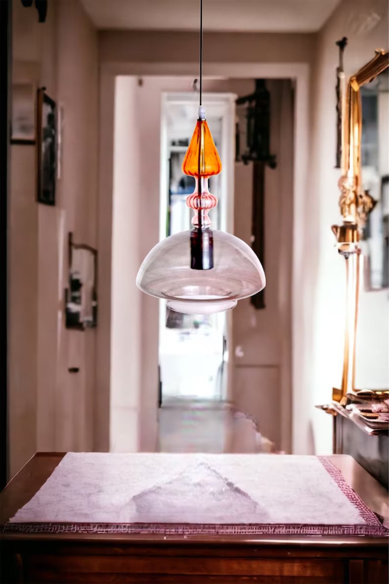 Pendant Lights for Home Decor | Hanging Lights for Kitchen Islands | Office Decor Lighting | Light Fixture for Room Decor | Pendant Lighting - Les Trois Pyramides