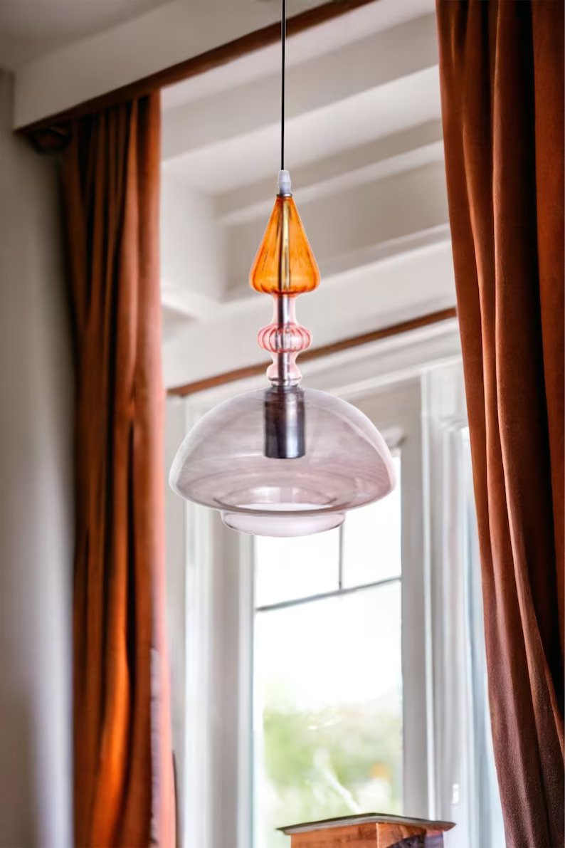 Pendant Lights for Home Decor | Hanging Lights for Kitchen Islands | Office Decor Lighting | Light Fixture for Room Decor | Pendant Lighting - Les Trois Pyramides