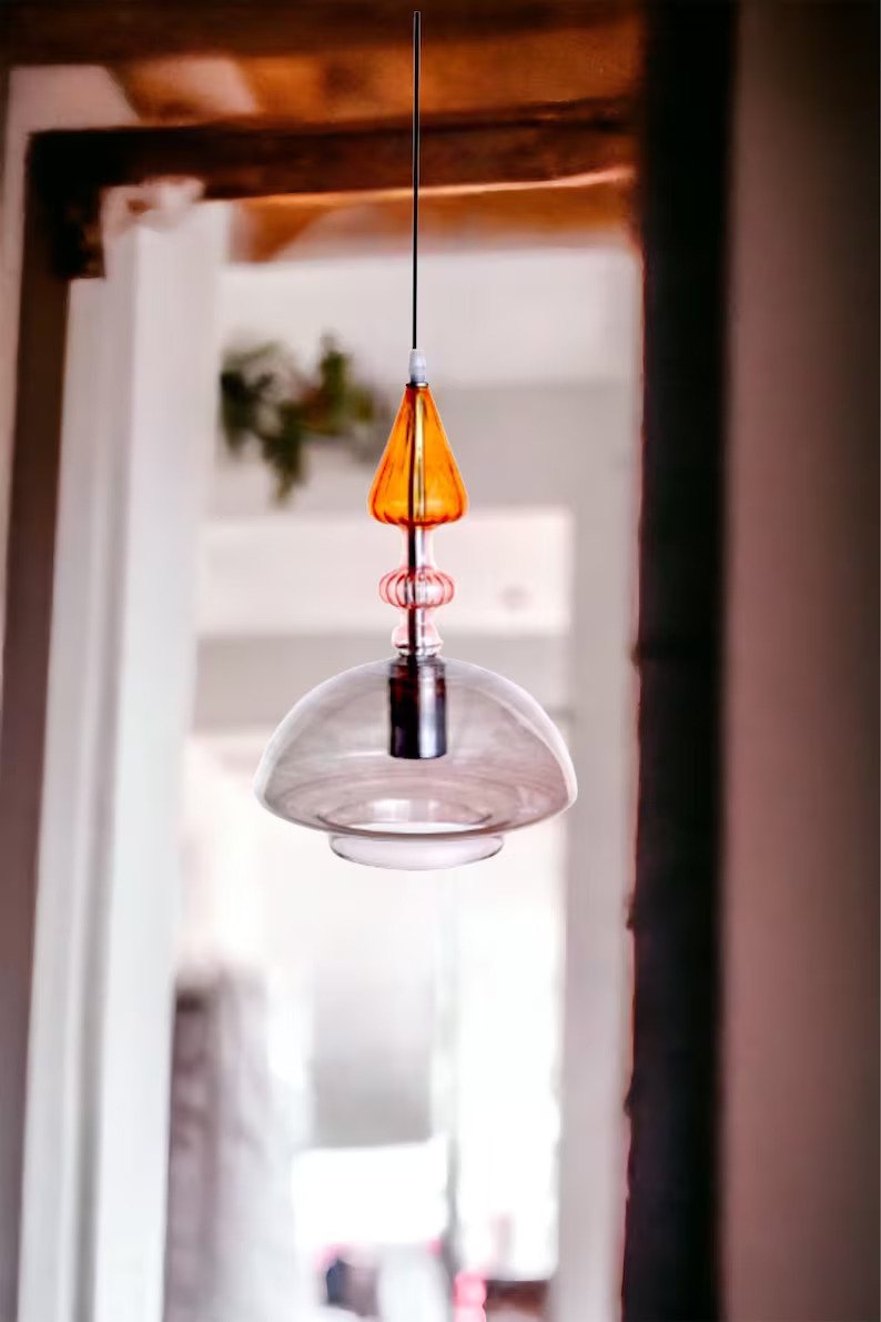 Pendant Lights for Home Decor | Hanging Lights for Kitchen Islands | Office Decor Lighting | Light Fixture for Room Decor | Pendant Lighting - Les Trois Pyramides