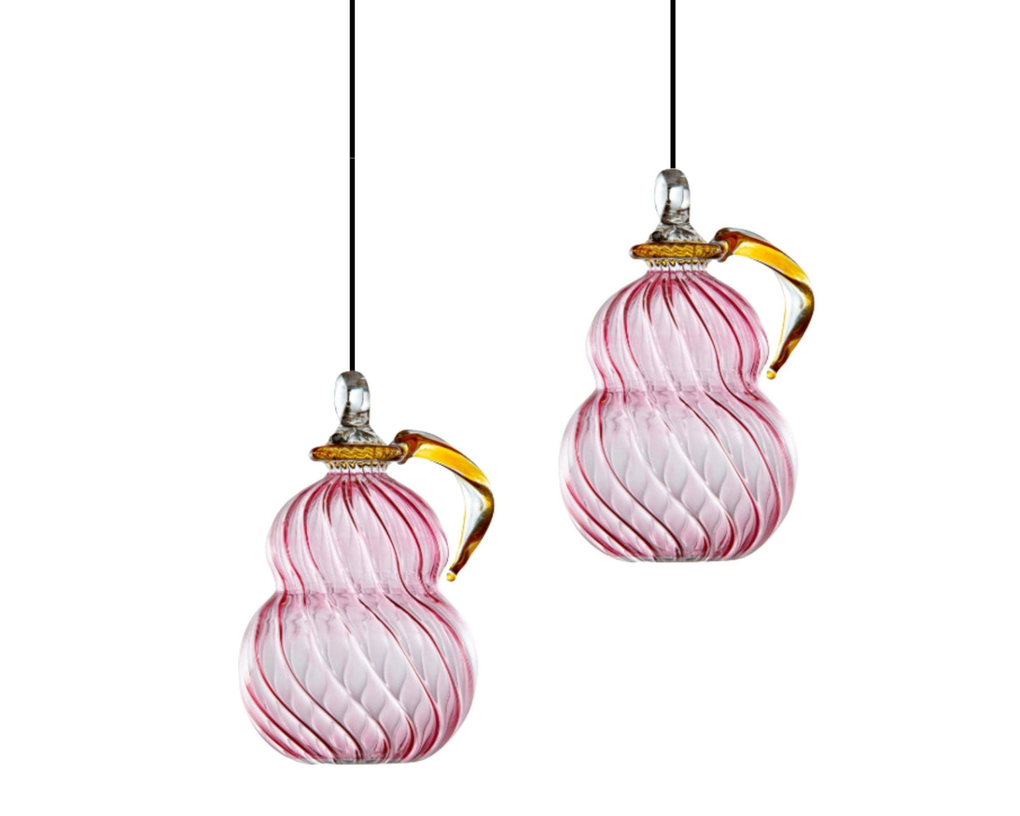 Perfume Bottle Pink Ornament - Les Trois Pyramides