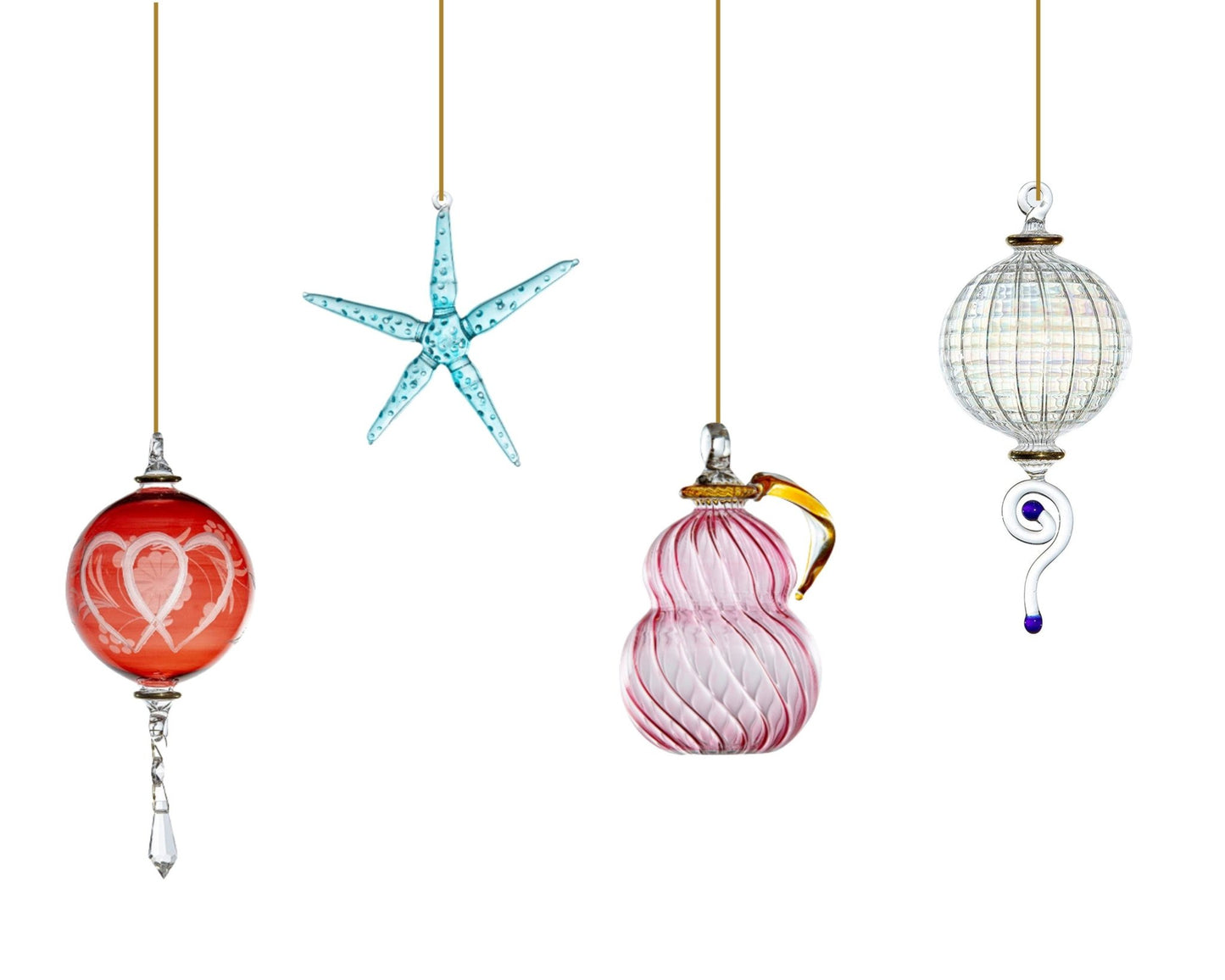 Perfume Bottle Pink Ornament - Les Trois Pyramides