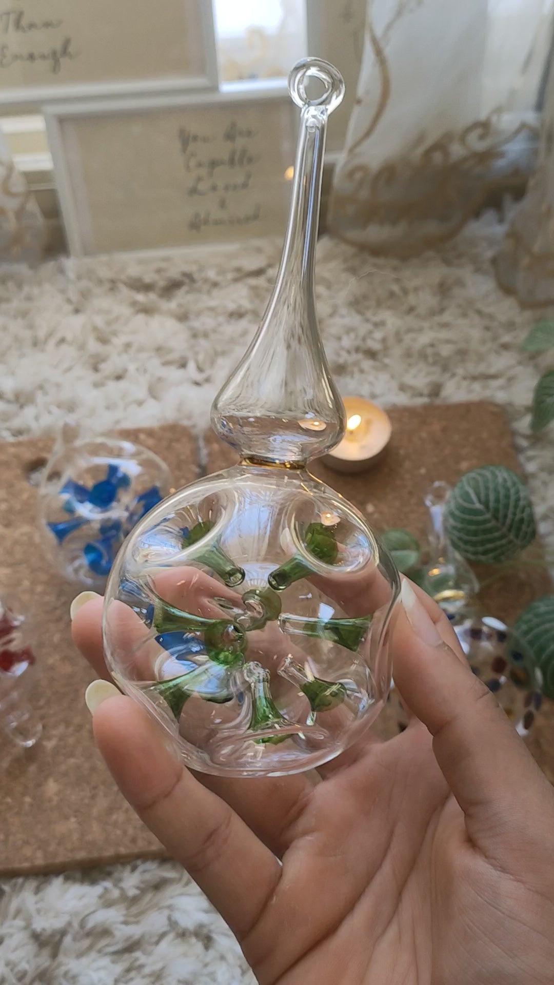 Christmas Ornaments Set of Two - Les Trois PyramideChristmas Ornaments Set of Two - Les Trois Pyramides