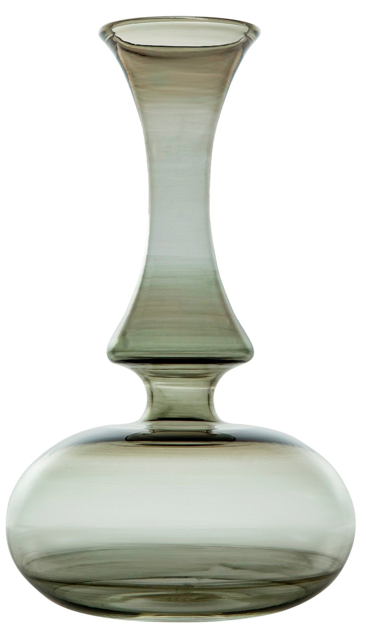 Shaded Grey Art Deco Vase - Les Trois Pyramides