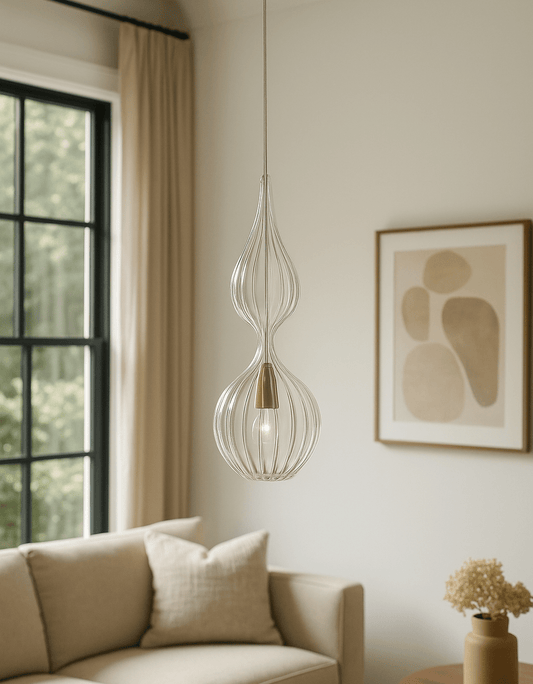 Art Deco Light Fixture - Les Trois Pyramides
