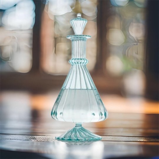 Vintage Classic Decanter Bottle with Stopper - Les Trois Pyramides