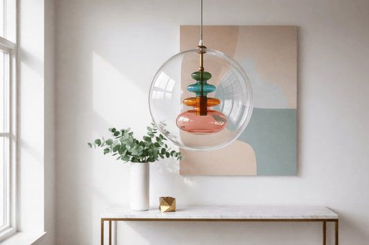 Prism Glow Light Pendant: A Study in Light, Color, and Craftsmanship