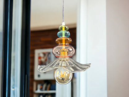 Prism Glow layers light pendant