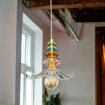 Prism Glow layers light pendant