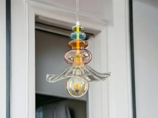 Prism Glow layers light pendant