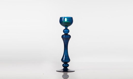 Handmade Glass Candle holder