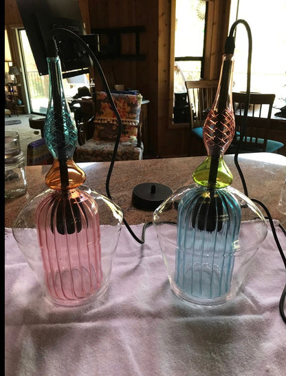 Blown Glass Pendant Light for Kitchen Decor