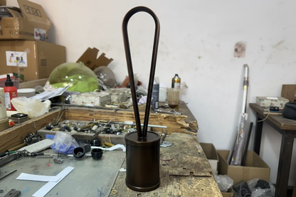 Custom Artisan Natural Alabaster Onyx stones Wall Light with Dark Bronze Finish