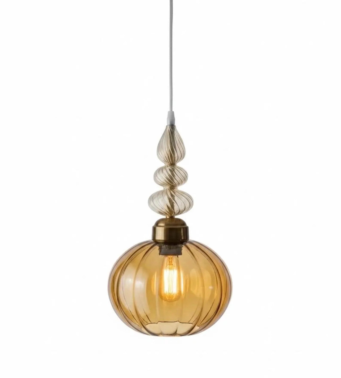 Amber Deco light fixture - ceiling light fixture | Les Trois Pyramides.