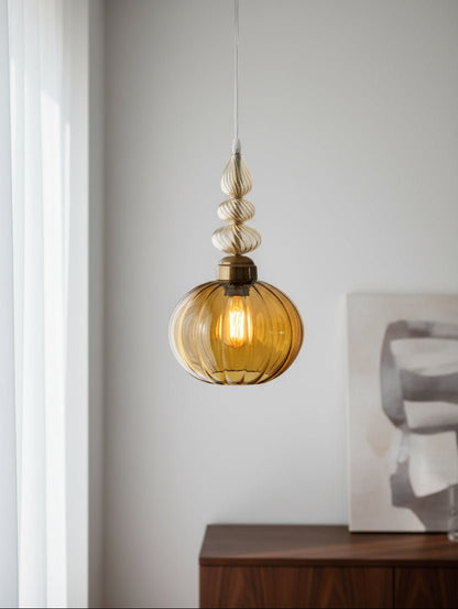 Amber Deco light fixture - ceiling light fixture