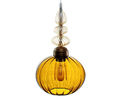 Amber Deco light fixture - ceiling light fixture | Les Trois Pyramides.