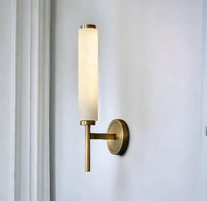 Antique Brass finish sconce lighting