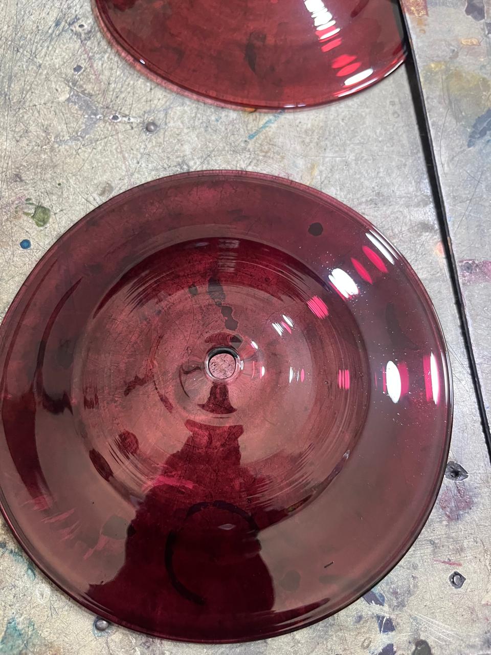 Aurora Disc Glass Chandelier