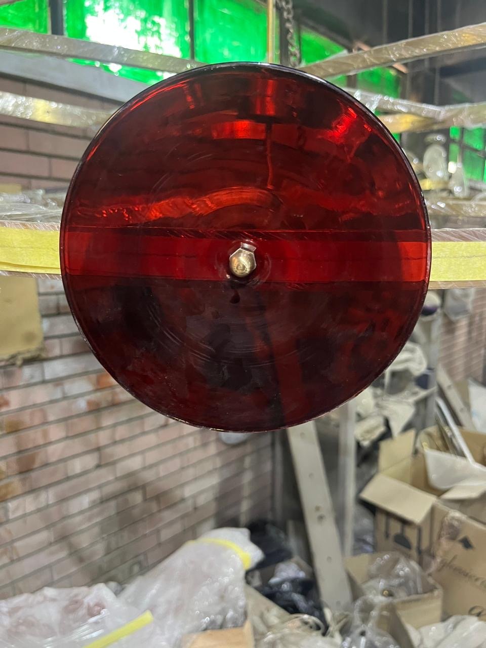 Aurora Disc Glass Chandelier