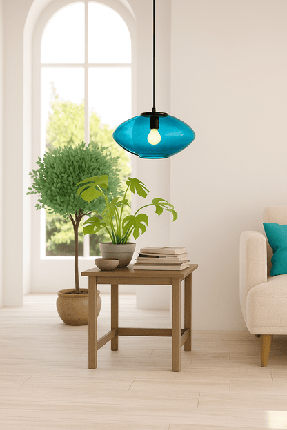 Modern Hanging Light - Les Trois Pyramides 