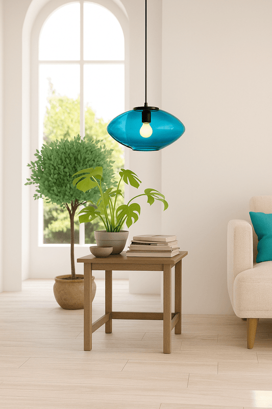 Modern Hanging Light - Les Trois Pyramides 