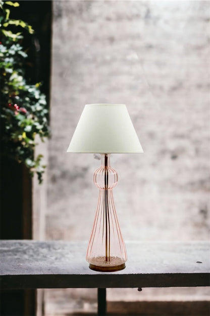 Bedside Lamp Pair Blown Glass - Les Trois Pyramides