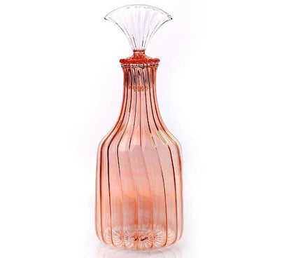 Blown Glass Decanter - Les Trois Pyramides