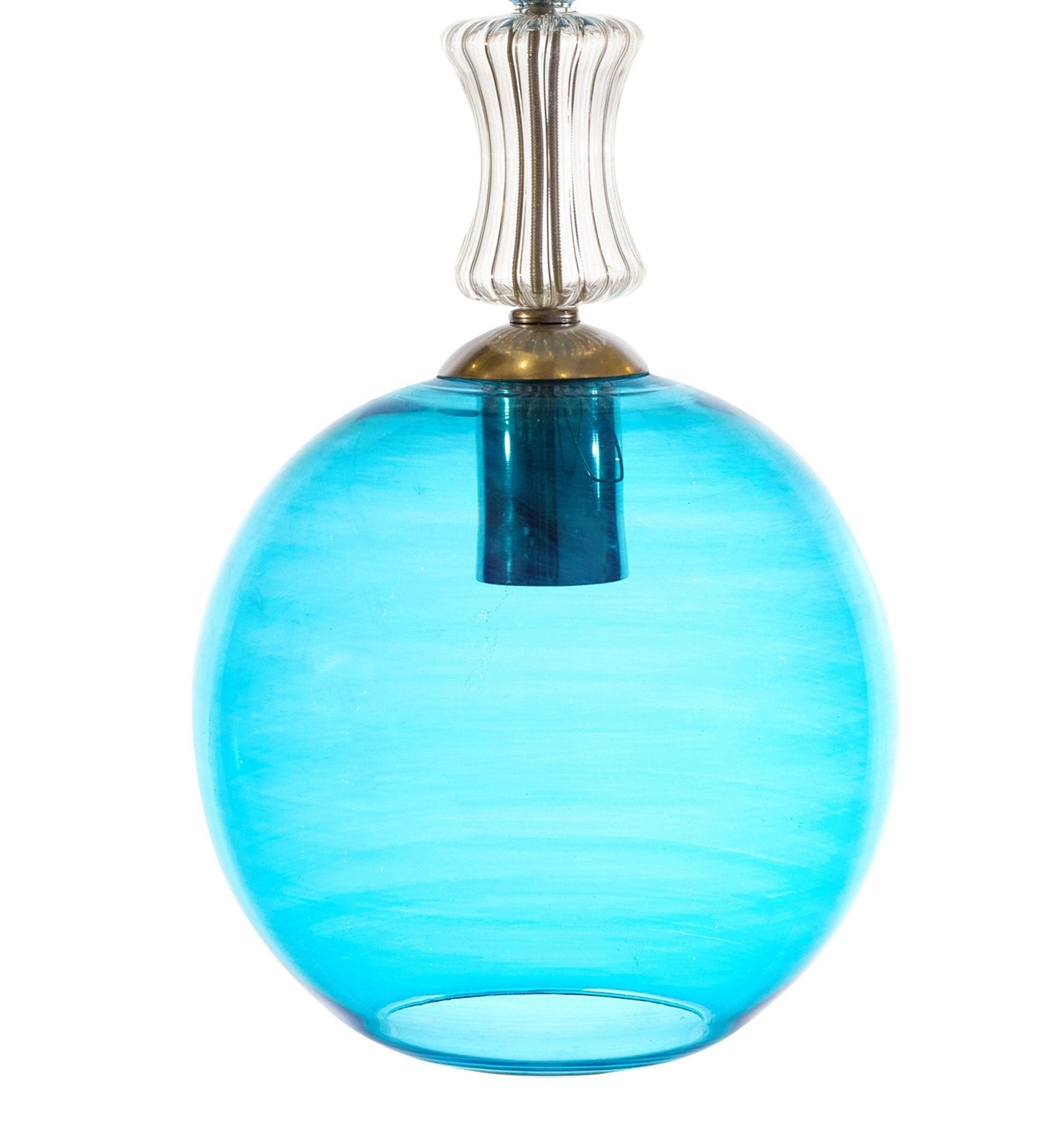 Blown Glass Globe Light - Les Trois Pyramides