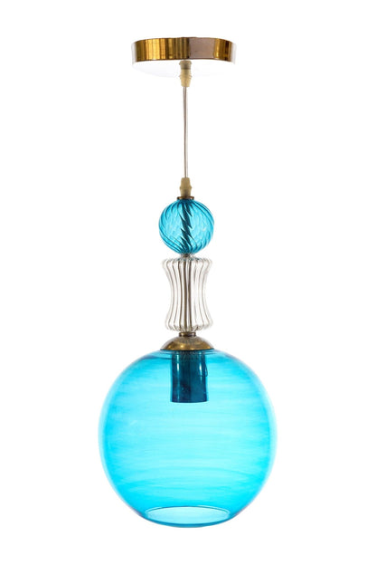 Blown Glass Globe Light - Les Trois Pyramides