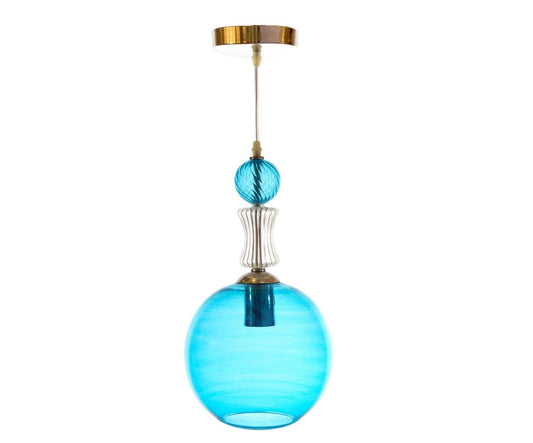 Blown Glass Globe Light - Les Trois Pyramides