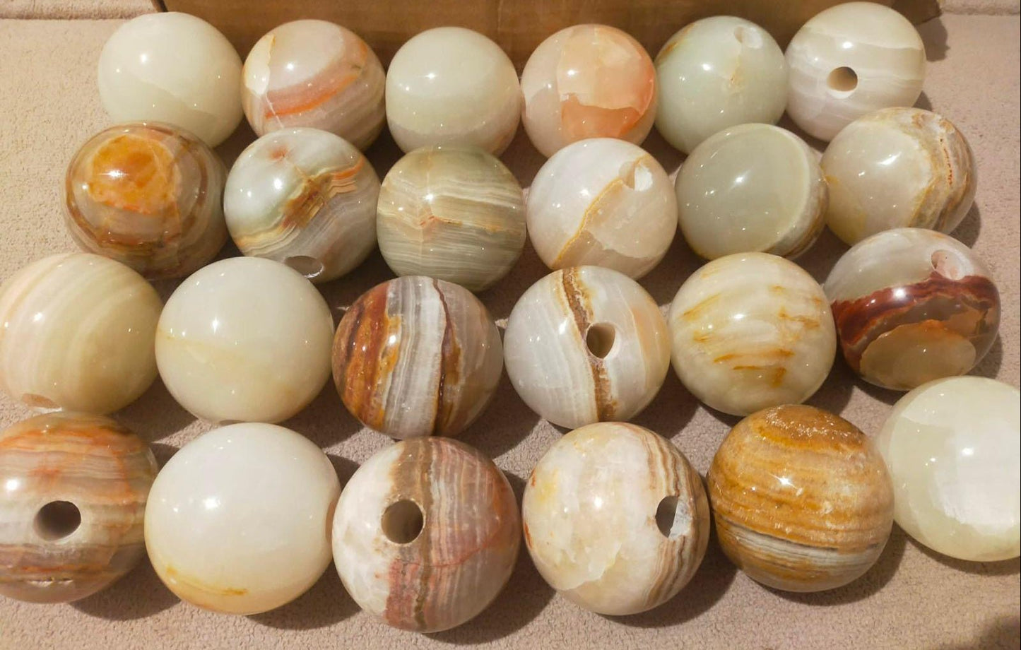 Handmade Onyx & Frosted Glass Wall Sconce with Leather – Brass Wall Light Fixture