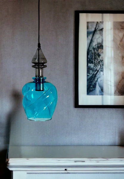 Blown Glass Pendant Light - Les Trois Pyramides