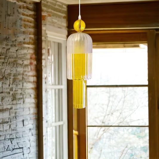 Blown Glass Pendant Light - Les Trois Pyramides