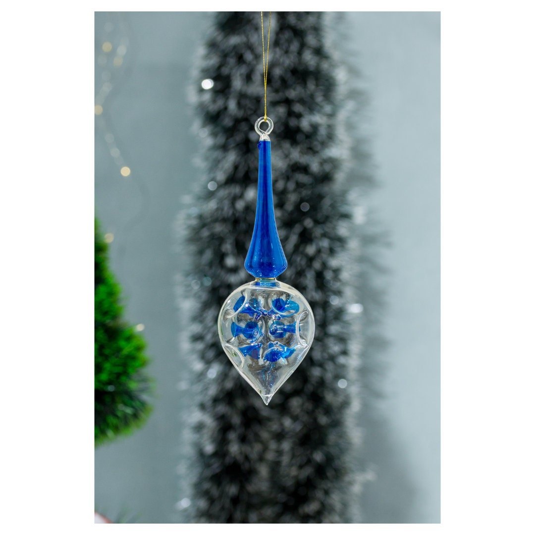 Christmas Ornaments Set of Two - Les Trois PyramideChristmas Ornaments Set of Two - Les Trois Pyramides